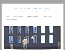 Tablet Screenshot of flughafen-airport.info